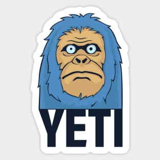 Bigfoot. Yeti. Sticker